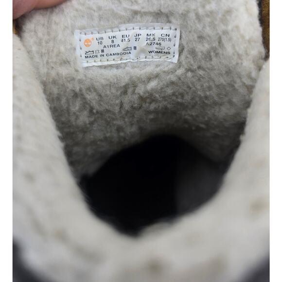 Timberland Londyn Fuax Shearling Lined Lace Up Sneaker Boot - Picture 9 of 11